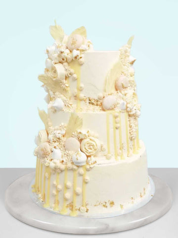 Ivory Dreams Wedding Cake