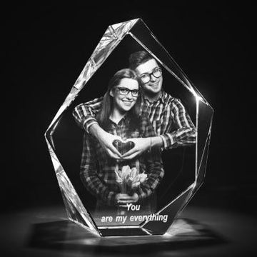 Photo Engraved Crystal Gift