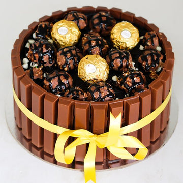 Kitkat And Ferrero Rocher Premium Cake