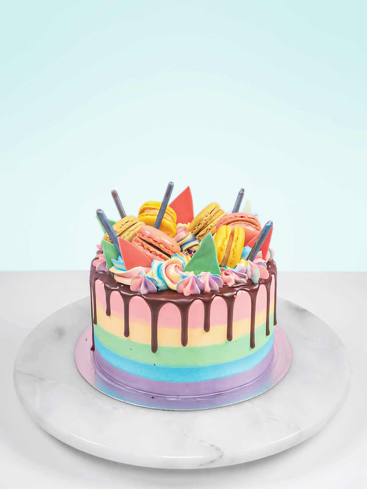 Pastel Pixie Rainbow Cake