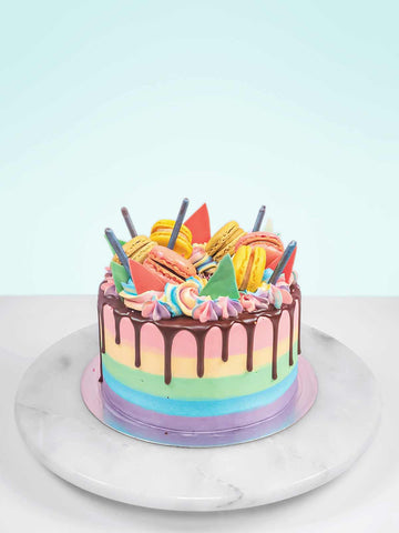 Pastel Pixie Rainbow Cake