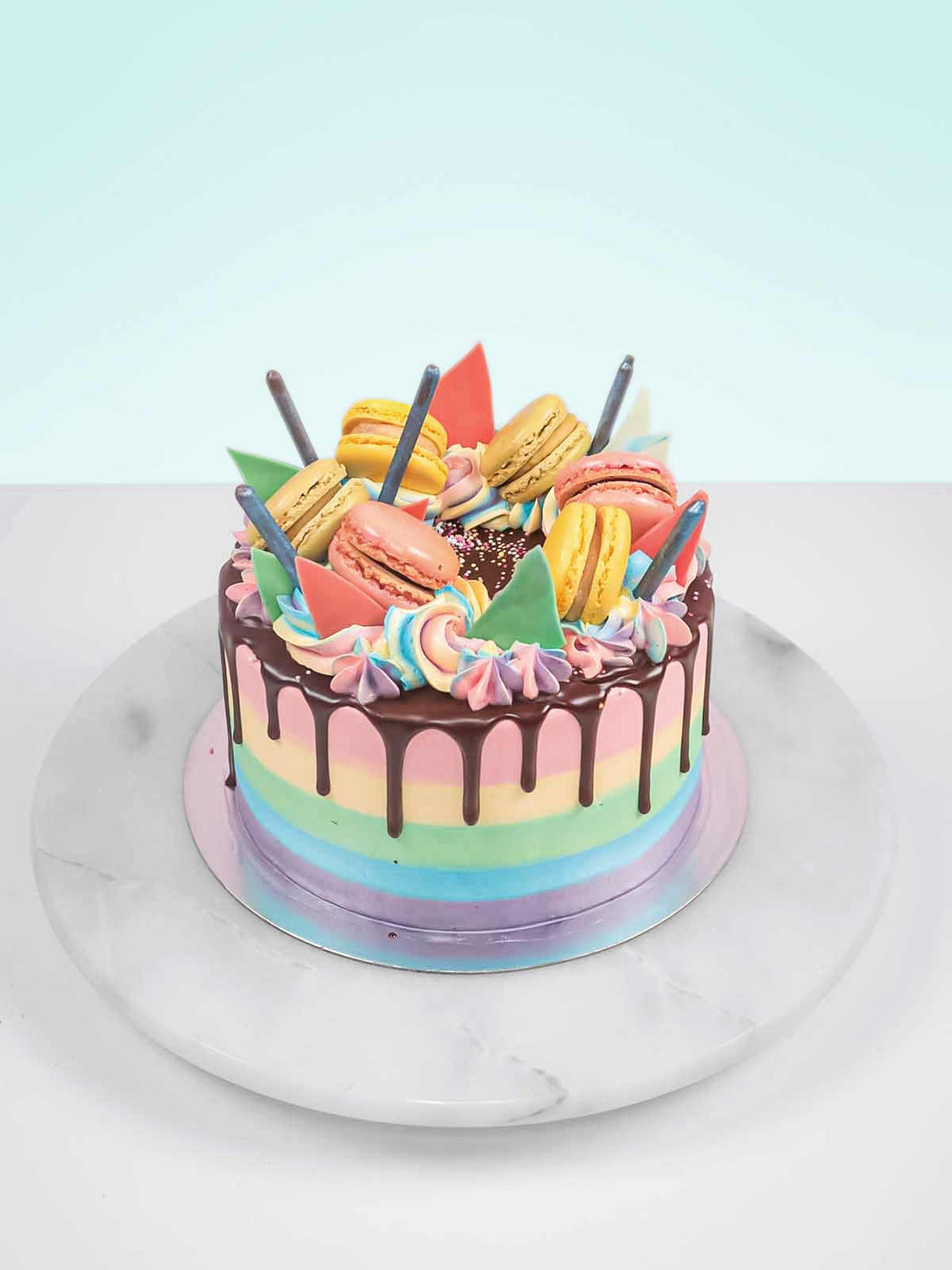 Pastel Pixie Rainbow Cake