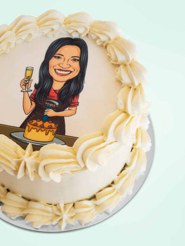 Custom Caricature Cake