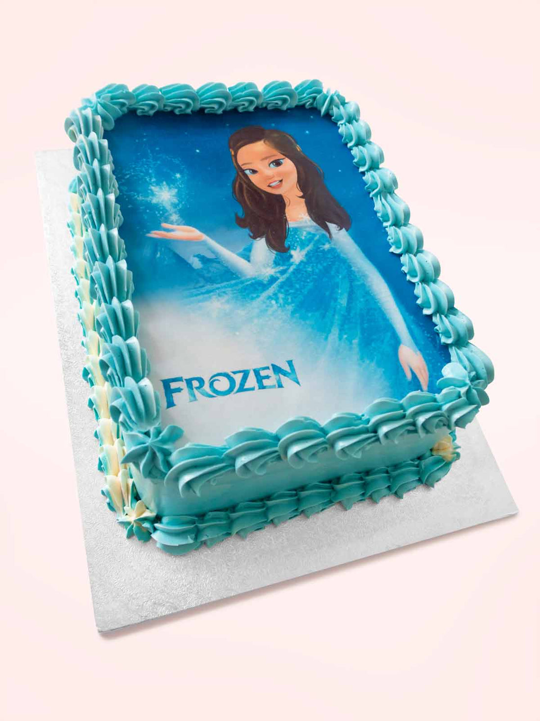 Custom Frozen Caricature Sheet Cake