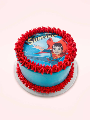 Custom Superman Caricature Cake