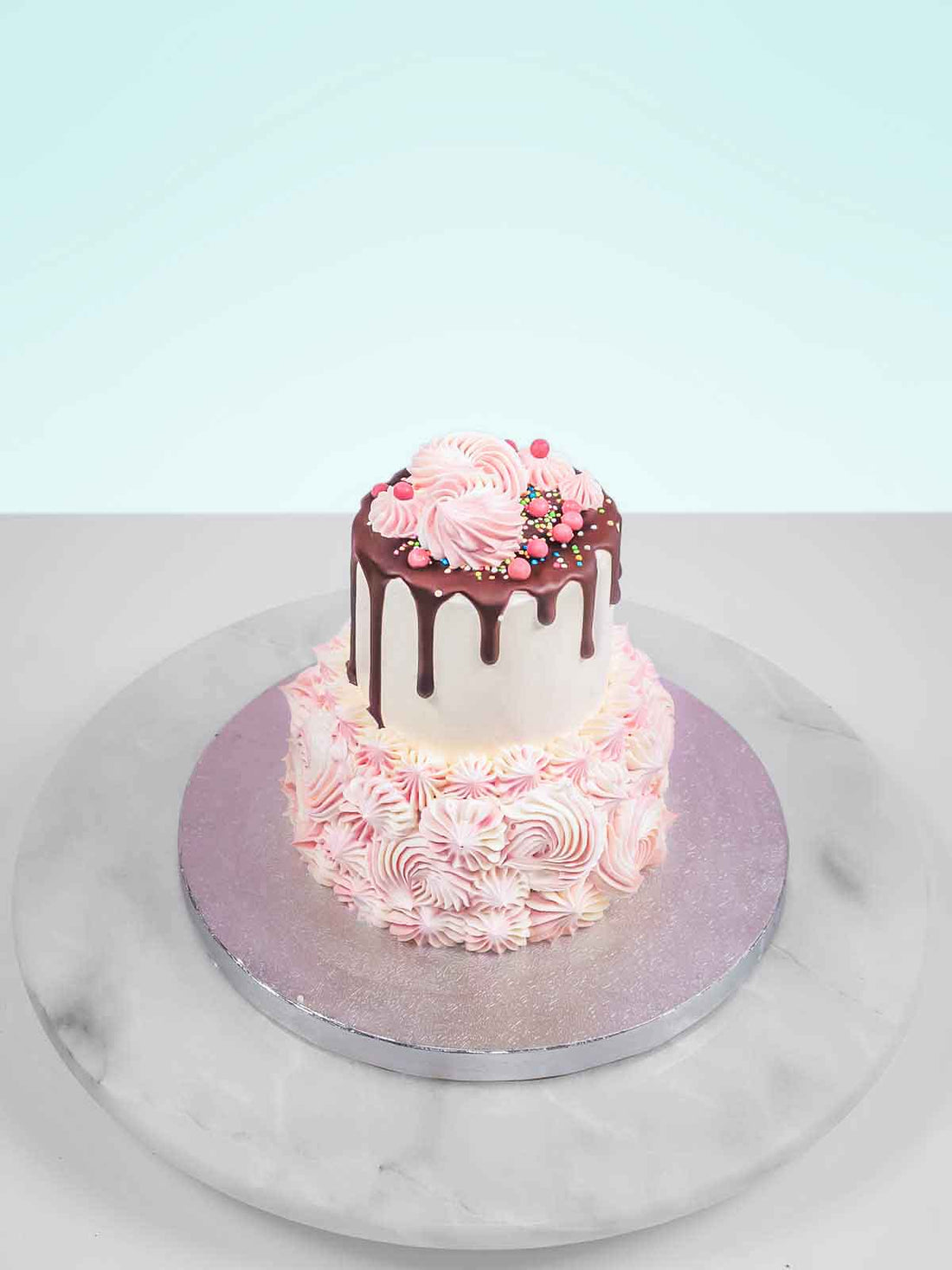 Pink Ballerina - Tiddly Two-Tiered Cake