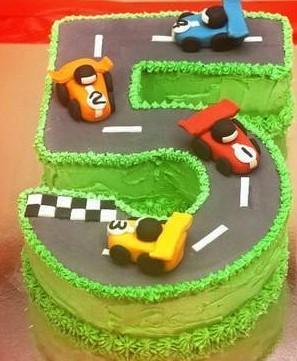 Racing Kids Cake