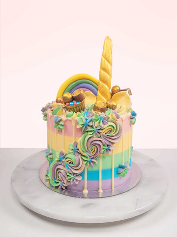 Rainbows & Unicorns Cake
