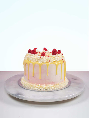 Raspberry White Chocolate Cake