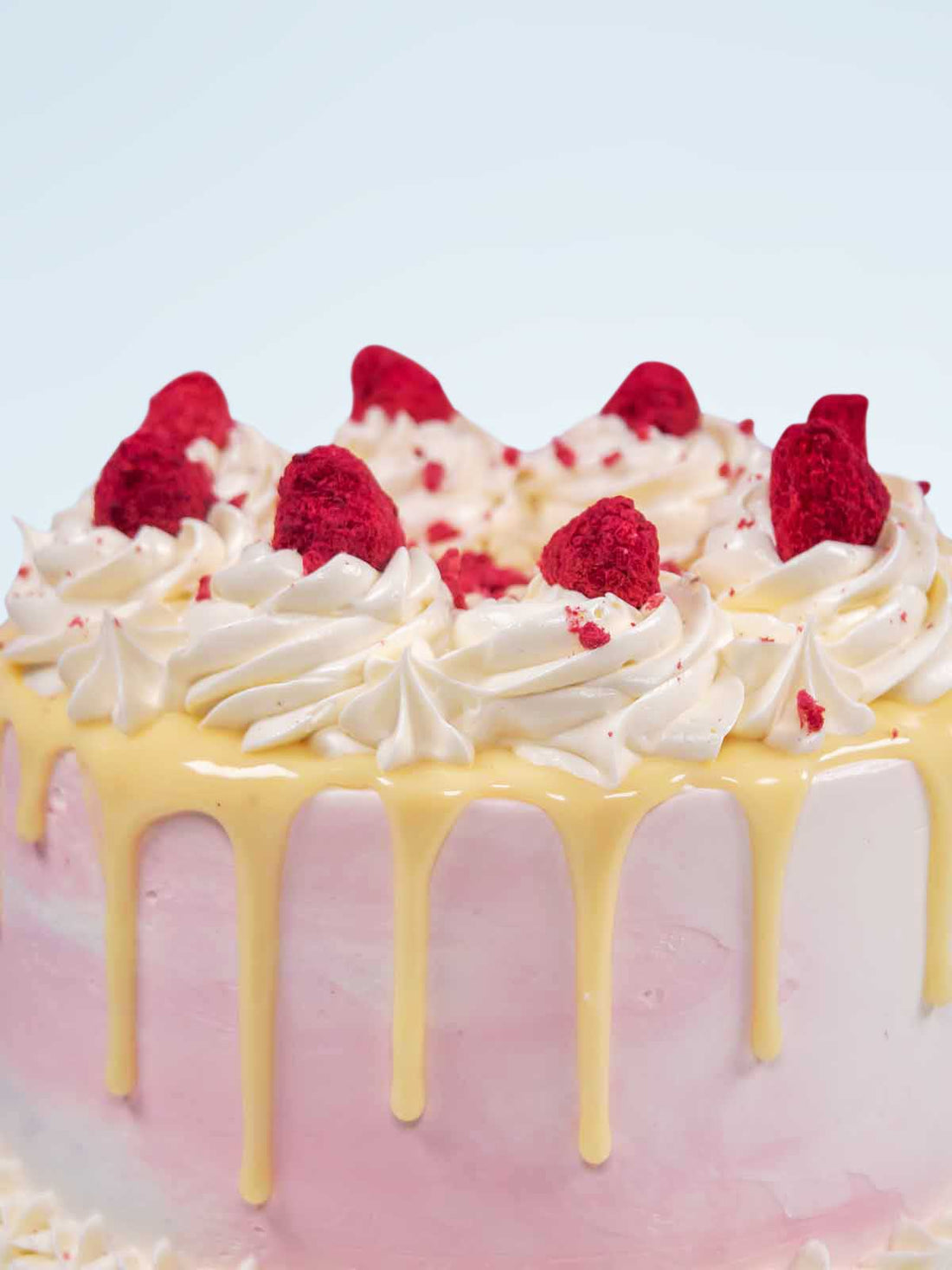 Raspberry White Chocolate Cake