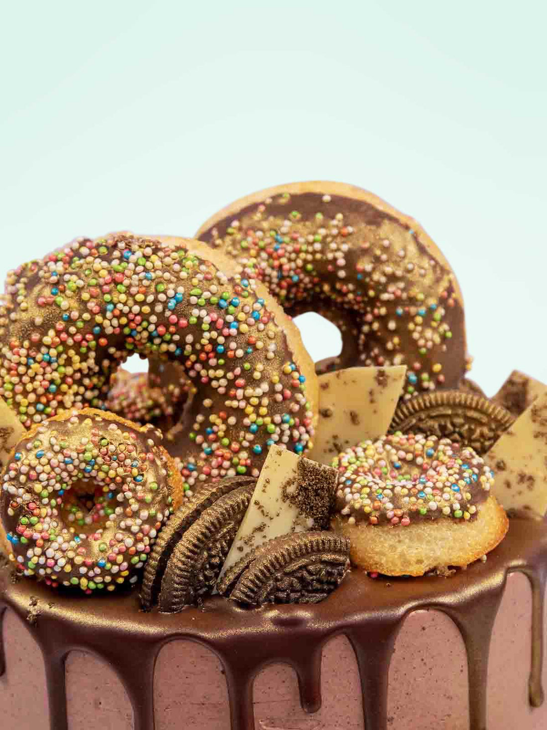 Royal Doughnut Cookie Monster Cake