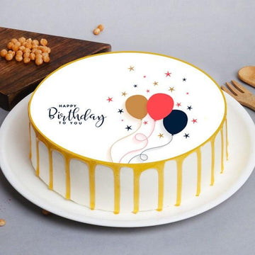 Savory Butterscotch Photo Cake