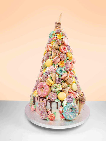 Secret Garden Croquembouche Cake