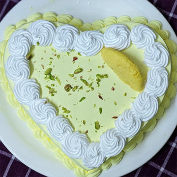 Seductive Pista Rasmalai Cake