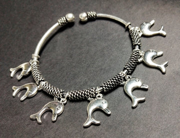 Silver Boho Women Bracelet