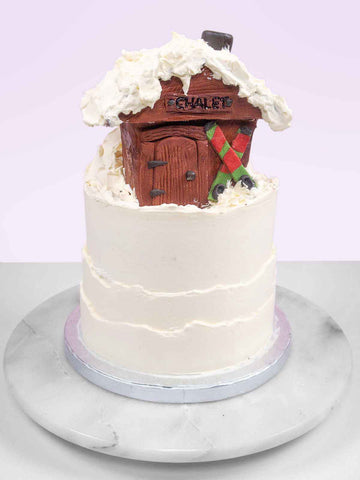 Ski Lodge Cake