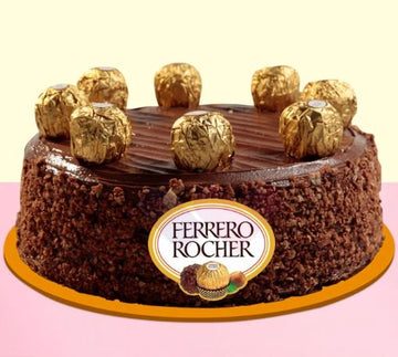 Soft Ferrero Rocher Chocolate Cake