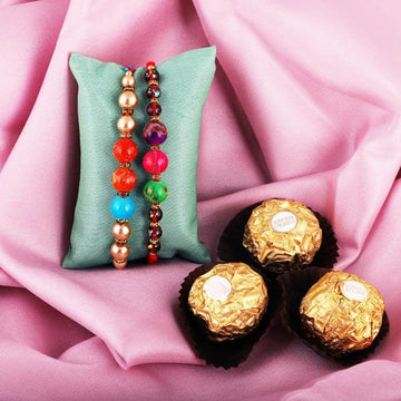 Super Stylist Rakhi N Chocolate Combo