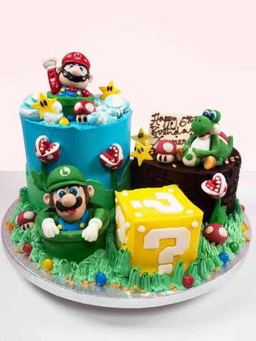 Super Mario Cakescape Cake