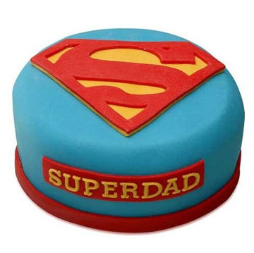 Superdad Theme Cake