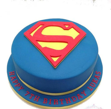 Superman Lover Theme Cake