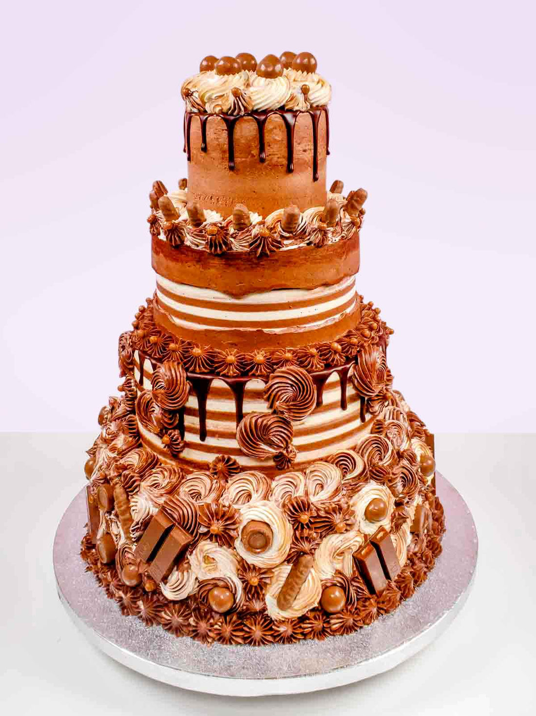 Till Death by Chocolate Do Us Part Wedding Cake
