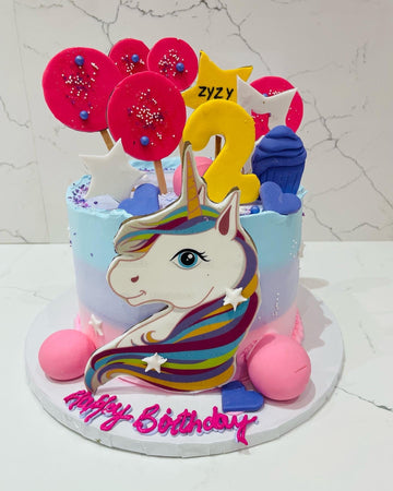 UNICORN FANTASY CREAM CAKE