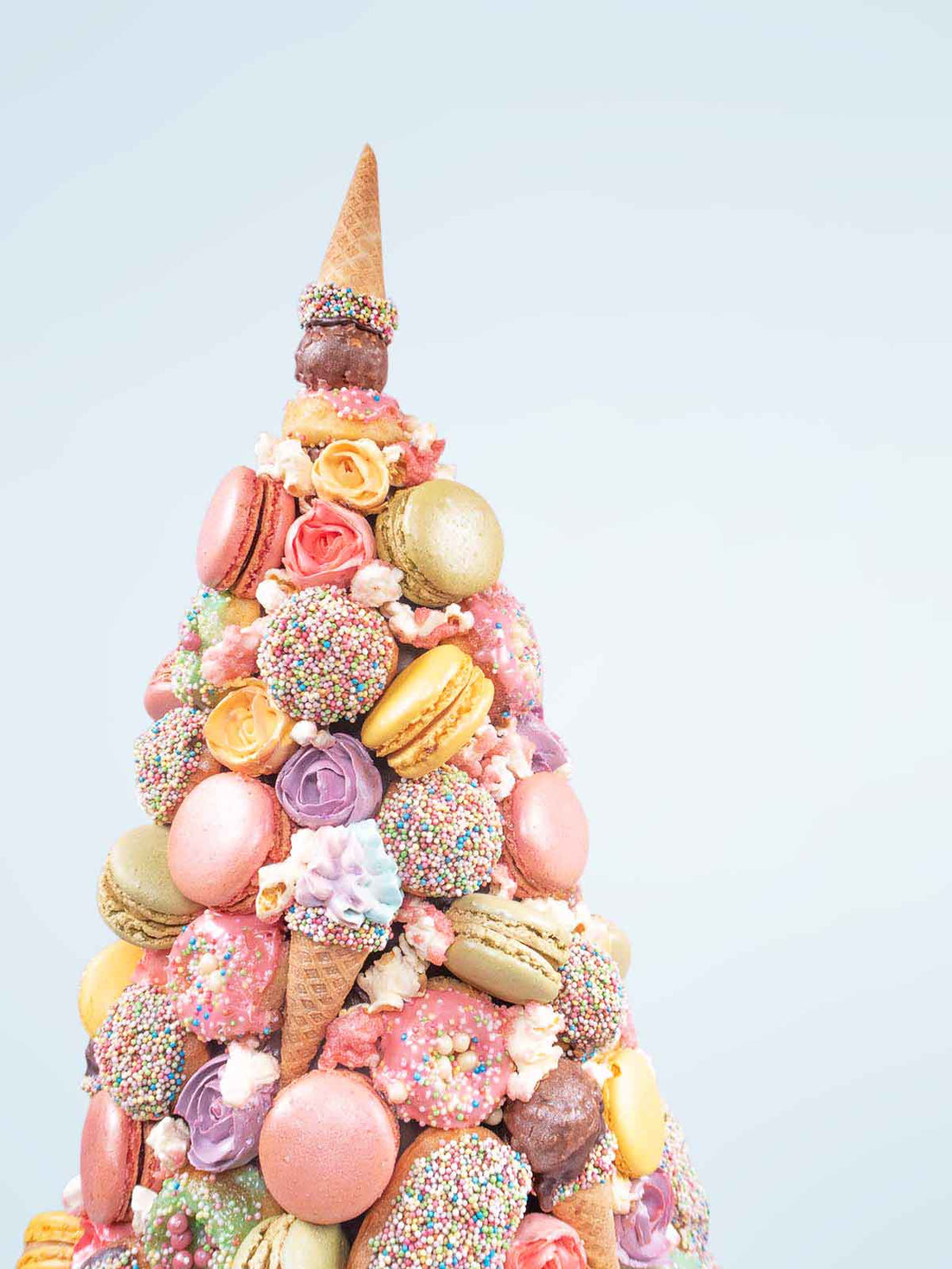 Unicorn Croquembouche Cake