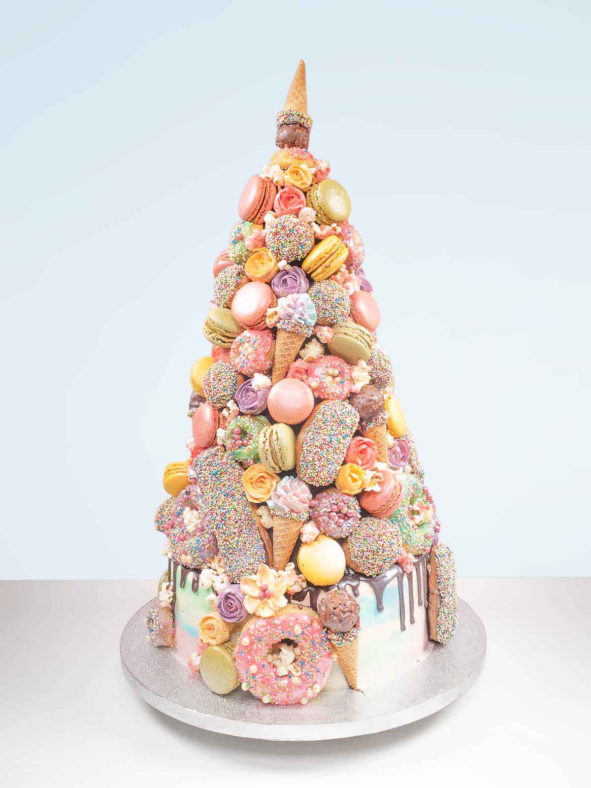 Unicorn Croquembouche Cake