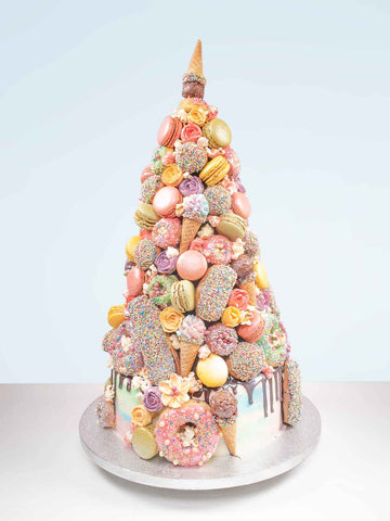 Unicorn Croquembouche Cake