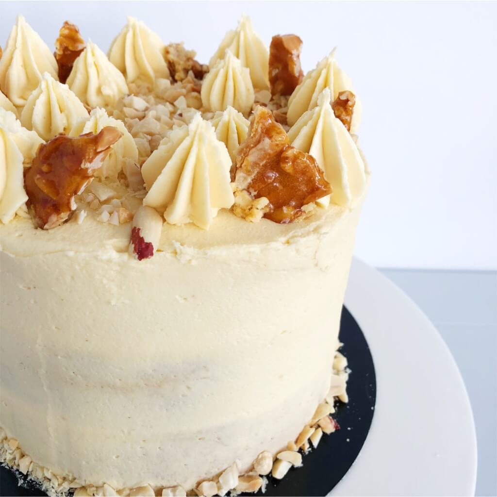 Vegan Peanut Butter Banana Cake