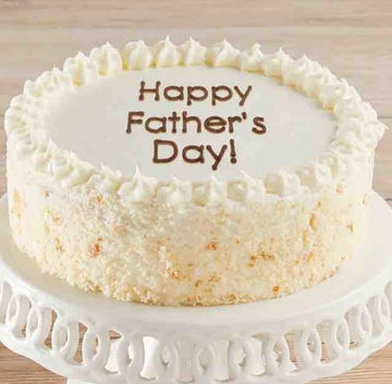 White Forest Father's Day Cake