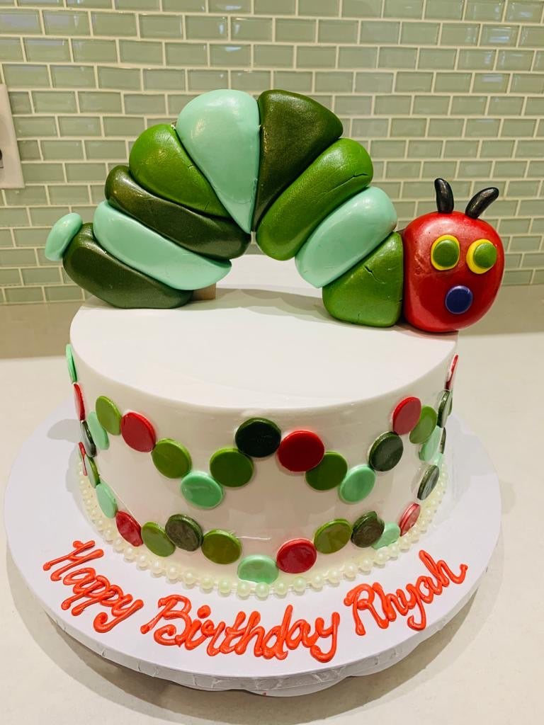 CATTERPILLAR BIRTHDAY CAKE