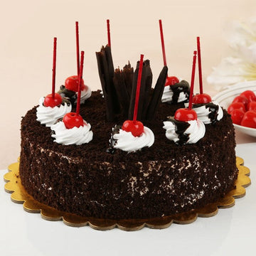 Tasty Balck Forest Cake For My Cute Daughter