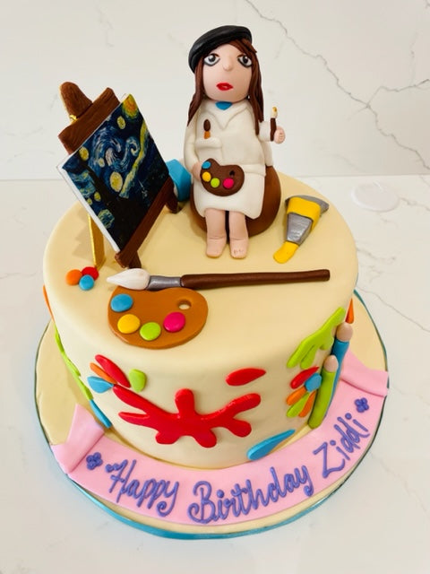 ARTIST FONDANT CAKE