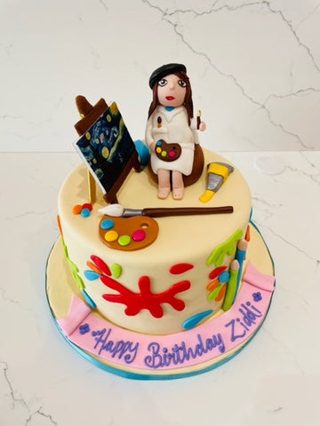 ARTIST FONDANT CAKE