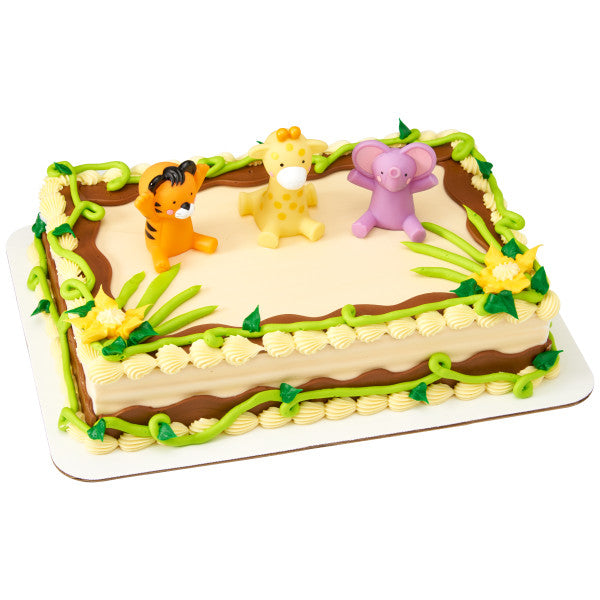 BABY ANIMALS BIRTHDAY CAKE