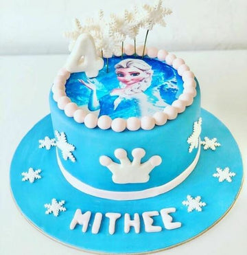 Fantasy For Frozen Elsa Cake