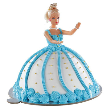 Attitude Queen Barbie Doll Cake