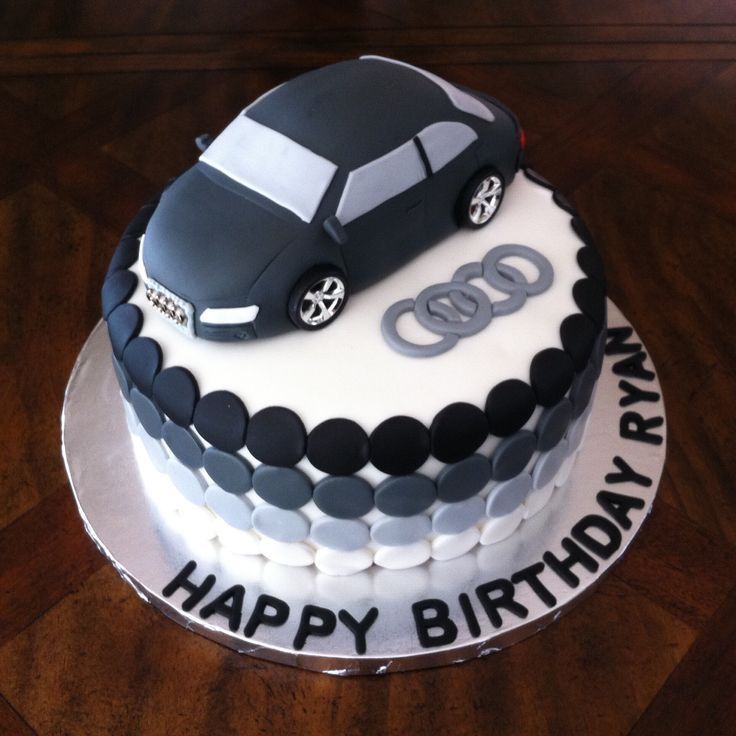 Feeling Royal In Audi Car Theme Cake