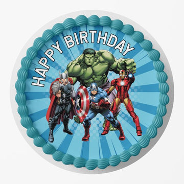 Birthday Cake For Avengers Lover