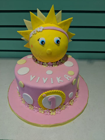 Vivika 1st Birthday Cake