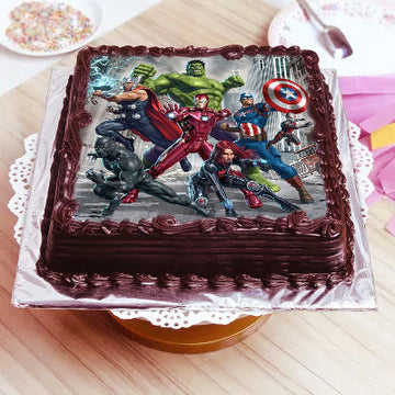 Avenger Age Of Ultron Photo Cake