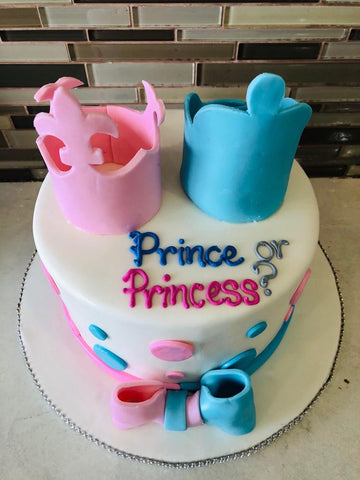 Prince or Princess crown cake