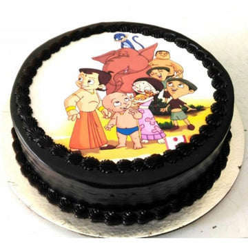 Chhota Bheem Group Photo Cake