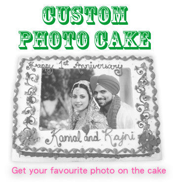 custom photo cake
