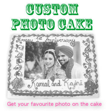 custom photo cake