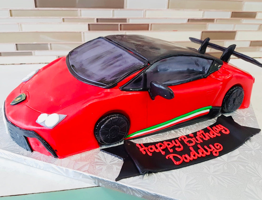 Lamborghini Birthday Cake