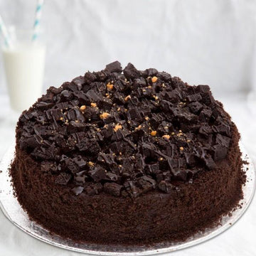 Dark Chocolate Rocky Road Cake