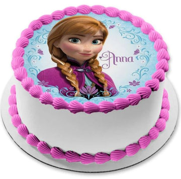 Cute Anna Photo Cake